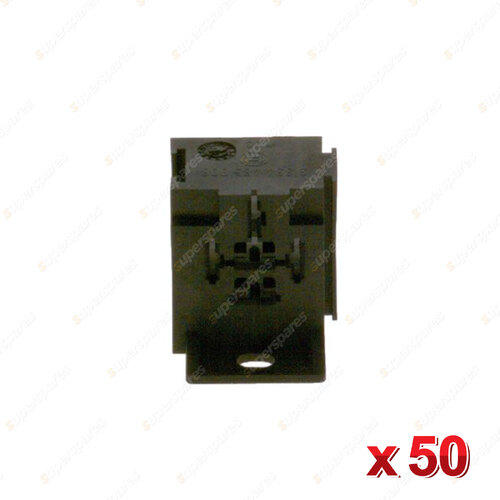 50 Pcs Bosch Relay Sockets 3334485008 - Length 36mm Width 30mm Height 24mm