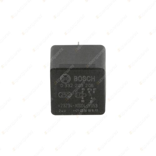 Bosch Mini Relay 0332209206 - 5-pin Connector Voltage 24V Rated Current 20A