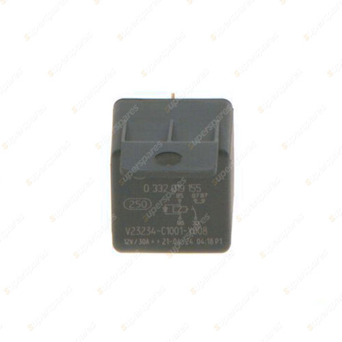 1 x Bosch Mini Relay 0332019155 - 16 Ohm Rated Current 30A Voltage 12V