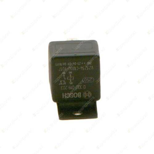 1 x Bosch Main Relay 0332019203 - 5 Pin 16 Ohm Rated Current 20A Voltage 24V