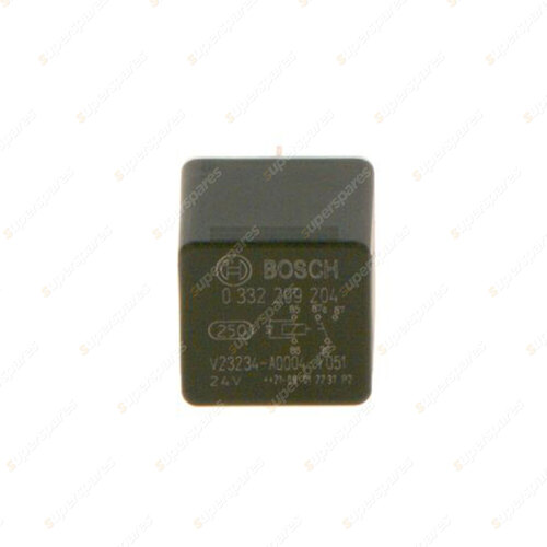 1 x Bosch Main Relay 0332209204 - 5 Pin 32 Ohm Rated Current 20A Voltage 24V