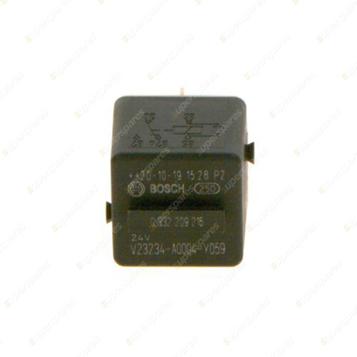 1 x Bosch Mini Relay 0332209216 - 32 Ohm Rated Current 20A Voltage 24V