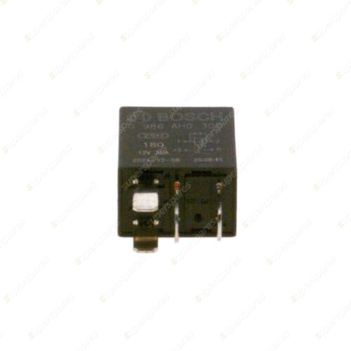 1 x Bosch Main Relay 0986AH0300 - 4 Pin Rated Current 20A Voltage 12V