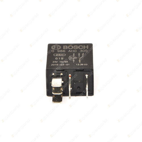 1 x Bosch Main Relay 0986AH0305 - 5 Pin Rated Current 10A Voltage 24V