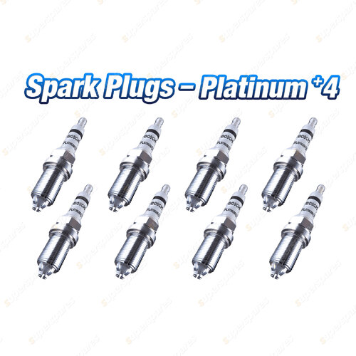 8 x Bosch Platinum +4 Spark Plugs for BMW 530i 540i 730i 740i 840Ci 840i E34 E32