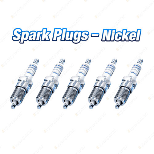 5 x Bosch Nickel Spark Plugs for Volkswagen Bora 1J2 Passat 3B2 3B5 AGZ