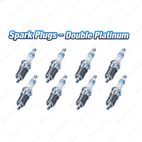 8 x Bosch Double Platinum Spark Plugs for Lexus LS400 F1 1UZFE 8Cyl 4L