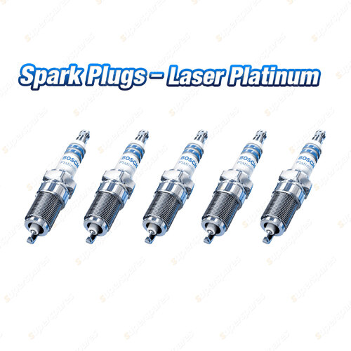 5 x Bosch Laser Platinum Spark Plugs for Volvo S80I V70I II XC V70II XC70I XC90I