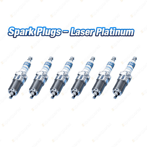 6 x Bosch Laser Platinum Spark Plugs for Volvo S80 I XC90 6Cyl 2.8L