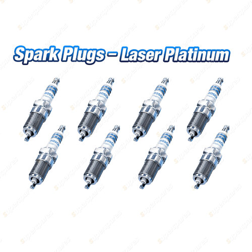 8 Bosch Laser Platinum Spark Plugs for Ford Explorer LTD Mustang TE50 TL50 TS50