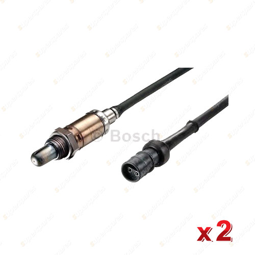 2 x Bosch Oxygen Sensors for Mitsubishi Mirage CA CB CK CE MM Nimbus UF UG RVR