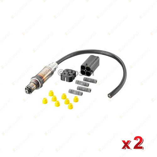 2 x Bosch Oxygen Sensors for Kia Sorento BL Sportage JE Carnival Rio Magentis