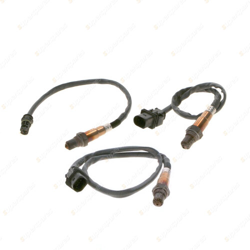 3x Genuine Bosch Oxygen Lambda Sensors for BMW 120I E87 E88 320I E93 E92 E90 E91