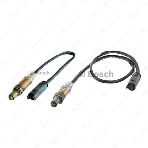 2 x Bosch Post-Cat Oxygen Lambda Sensors for BMW 318CI 318I E46 105KW 2001-2004