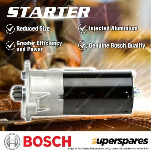 Bosch Starter Motor for Volkswagen LT46 2D 2.5L ANJ I5 10v SOHC Turbo EFI 80KW