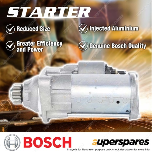 Bosch Starter Motor for Audi A3 8V 1.4L 1.8L CZCA CJSA CJSB 92KW 132KW