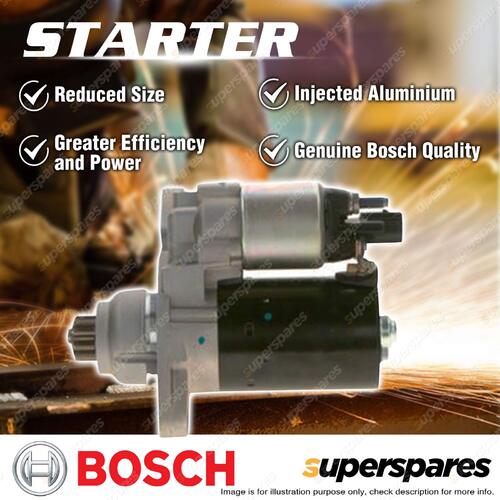 Bosch Starter Motor for Audi A1 8X1 8XA 8XF 8XK 1.2L 4cyl TFSI 2010 - 2015