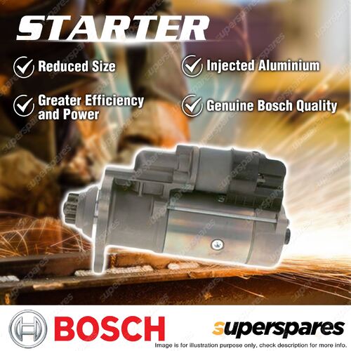 Bosch Starter for Toyota Corolla Ascent Seca Fielder Luxel Runx Spacio ZZE122R