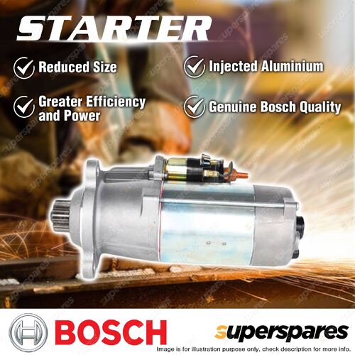 Bosch Starter Motor for Mercedes-Benz Actros Axor 2 Citaro Touro 01/1999-On