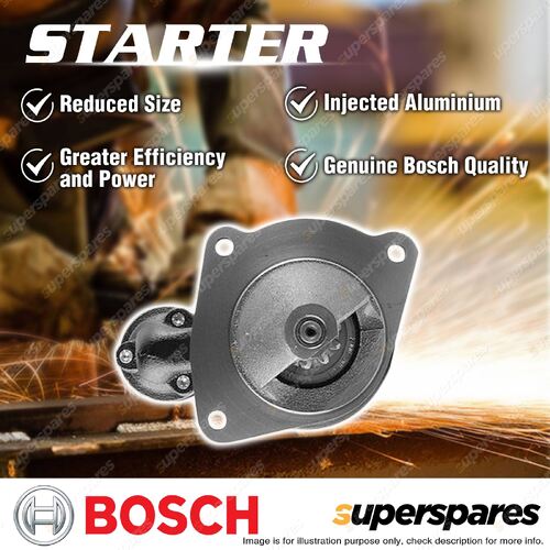 Bosch Starter Motor for New Holland TS 100 110 ES 90 DC 10/1999-12/2003