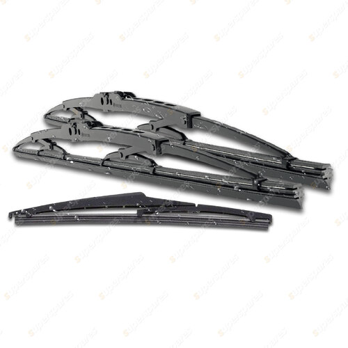 Bosch Wiper Blade Set for Hyundai Kona OS Solaris Hatchback RB 2011-Onward