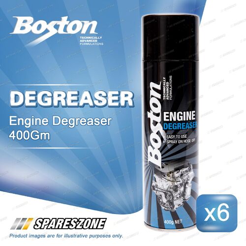 6 x Boston Engine Degreasers 400G Remove Dirt From Engine Surface Remove Grease