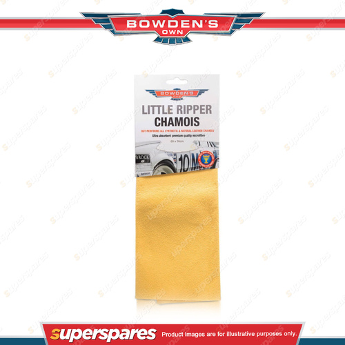 1 x Bowden's Own Little Ripper Chamois 60x35cm Super Absorbent Ultra Microfibre