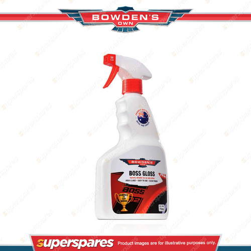 1 x Bowden's Own Boss Gloss Car Detailing Cleaner 770ml - High lubricity