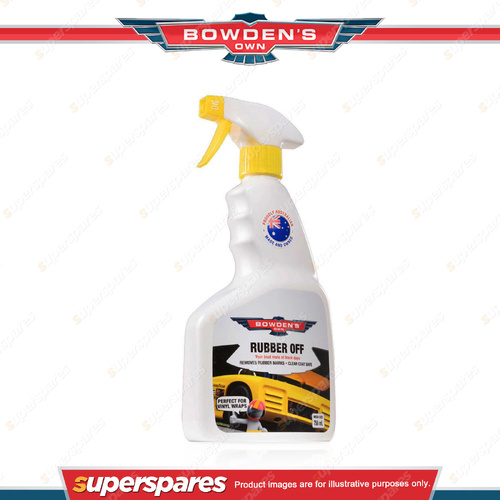 1 x Bowden's Own Rubber Off Rubber Removing Cleaner 750ml - Water Based Formula