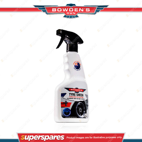 1 x Bowden's Own Tyre Sheen Tyre Shine Car Detailing Cleaner Spray 500ml