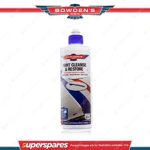 1 x Bowden's Own Paint Cleanse and Restore Auto Body Cleaner 500mL