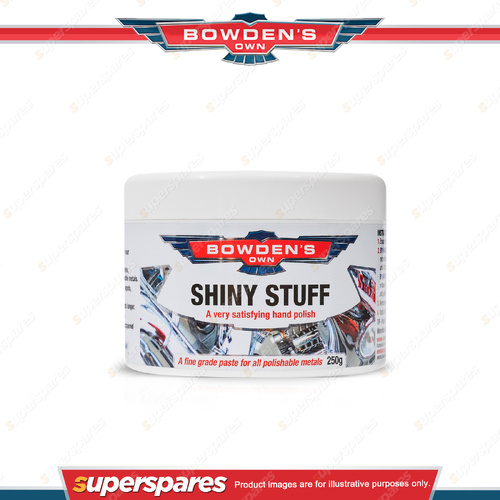 1 x Bowden's Own Shiny Stuff 250G - Fine Grade Metal Polishing Paste