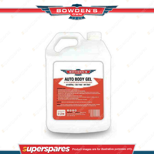 1 x Bowden's Own Auto Body Gel 5L - pH Neutral Salt-Free Formulation