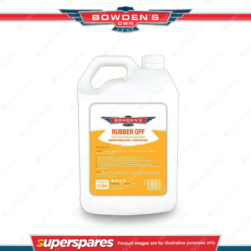 1 x Bowden's Own Rubber Off 5L - Water Based and Well Lubricated Formula