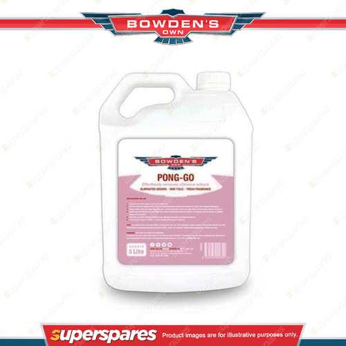 1 x Bowden's Own Pong-Go 5L - Eliminate Stubborn Odors Faintly Scented