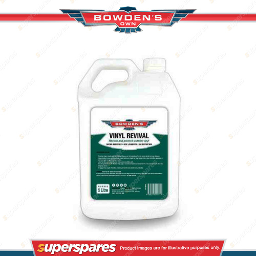 1 x Bowden's Own Vinyl Revival 5L - No Oil or Water Based Silicones