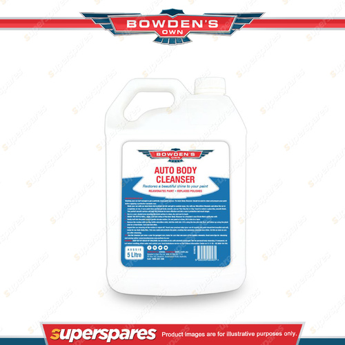 1 x Bowden's Own Paint Cleanse and Restore 5L - Auto Body Cleanser