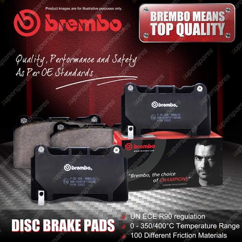 4pcs Front Brembo Disc Brake Pads for Fiat Grande Punto 199 1.4L 2005-On