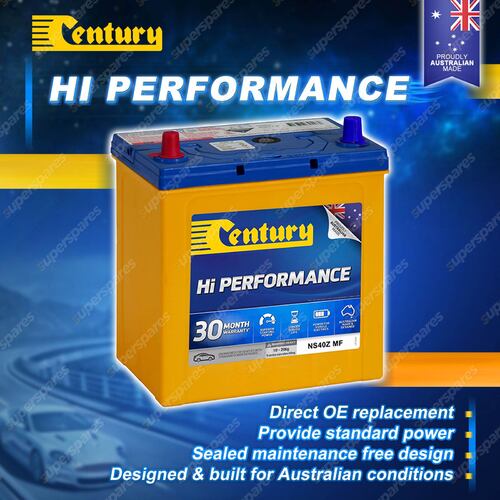 Century Hi Performance Battery for Daewoo Matiz 0.8 Petrol FWD F8CV