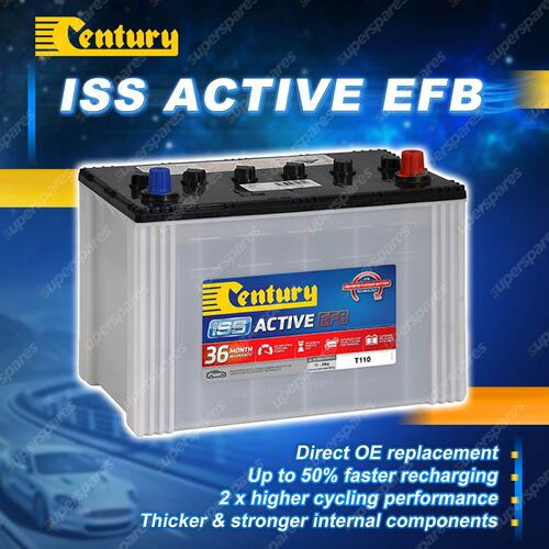 Century ISS Active EFB Battery for Mitsubishi Asx 1.8 DI-D 4WD Diesel SUV 4N13