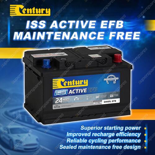 Century ISS Active EFB MF battery for Jeep Renegade 1.4 2.4 Petrol SUV