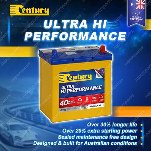 Century Ultra Hi Performance Battery for Holden Cruze YG 1.5 i Petrol Hatch M15A