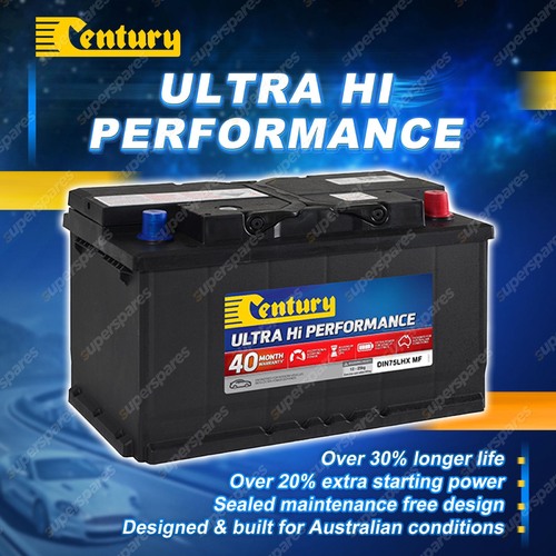 Century Ultra Hi Performance Din Battery for Chrysler 300C 3.6 Petrol Sedan ERB