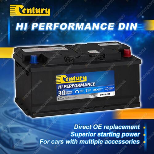 Century Hi Performance Din Battery for Fiat Ducato 2.3 JTD 2.8 TDI Diesel FWD