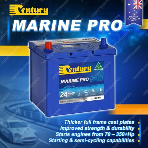 Century Marine Pro Battery - for Boats With Engines Up to 70hp 12V