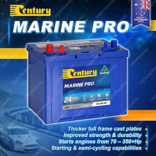 Century Marine Pro Battery - for Boats With Engines Up to 150hp 12V