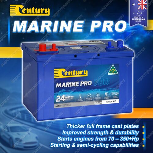 Century Marine Pro Battery -  for Boats With Engines Up to 350hp 12V