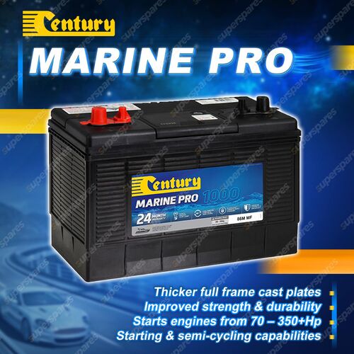 Century Marine Pro Battery - for Boats With Engines Up to 350hp+ 12V