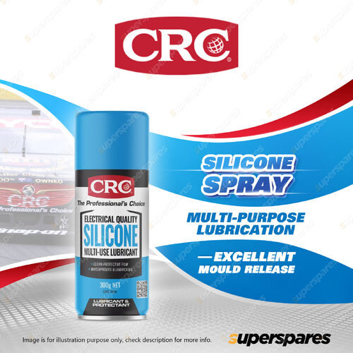 1 x CRC Electrical Quality Silicone Multi Purpose Lubricant Protectant 300g