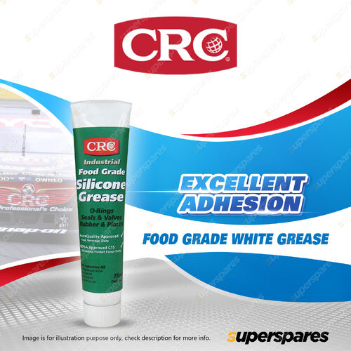 1 x CRC Brand Food Grade Industrial Silicone Grease 75ml Lubricant